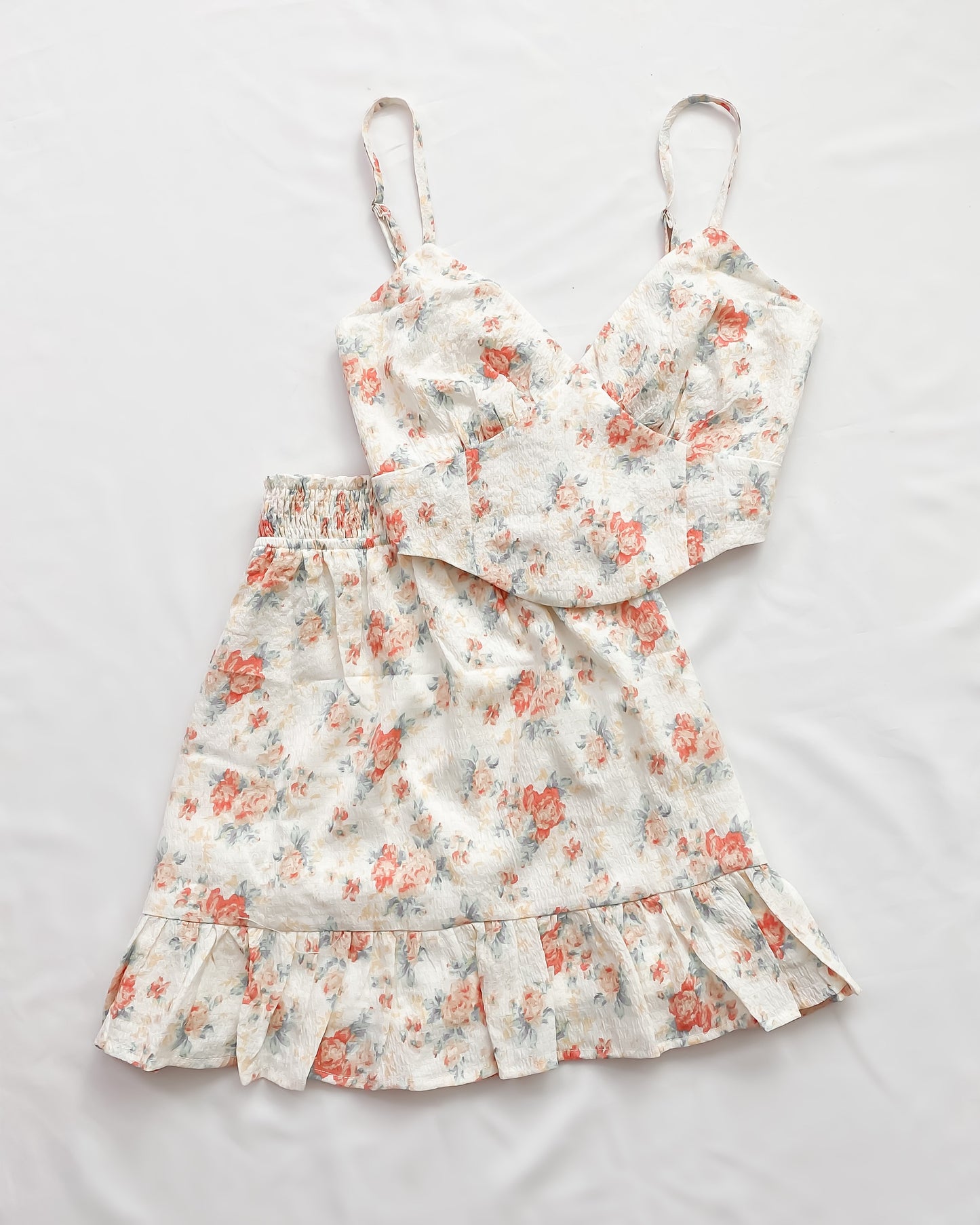 Talya Floral Top & Skirt 2-Piece Set