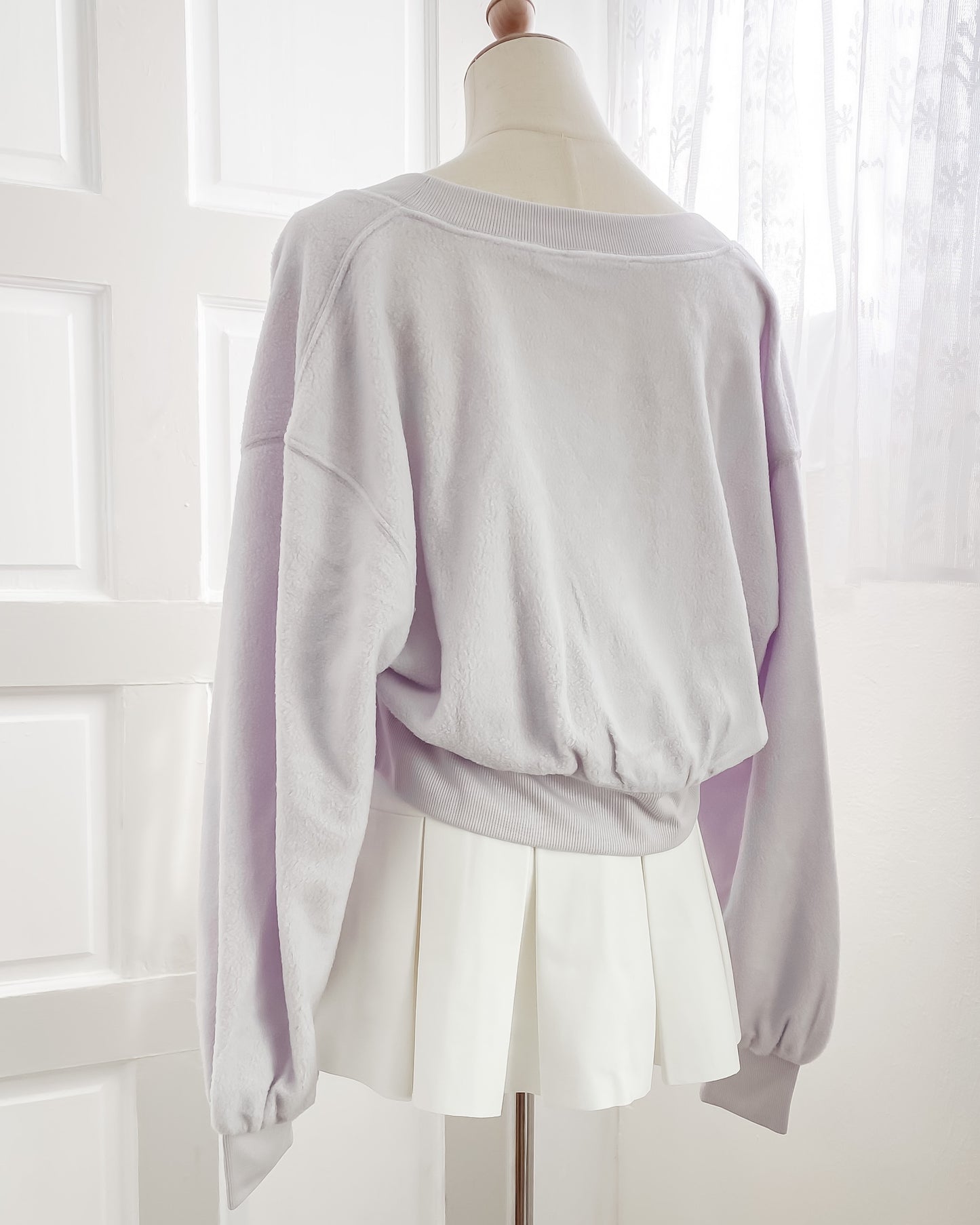 Fleur Button-Front Cropped Cardigan